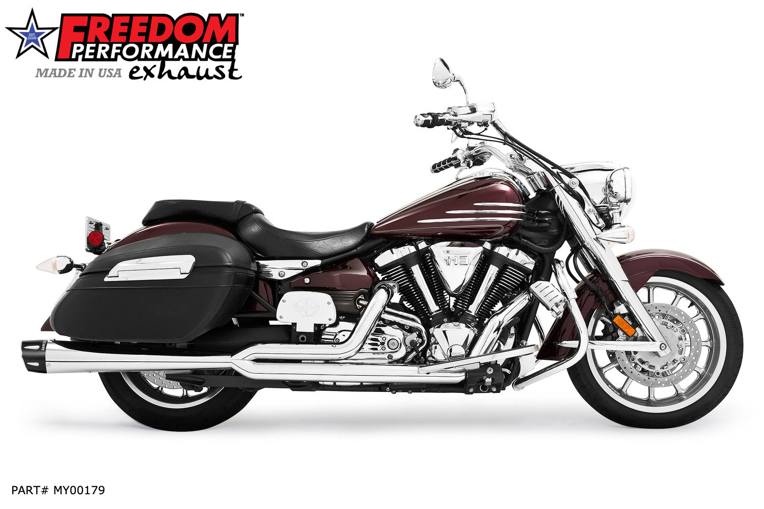 YAMAHA ROADLINER/STRATOLINER COMBAT FLUTED 2-INTO-1 2006-2014 (SPECIAL ORDER)