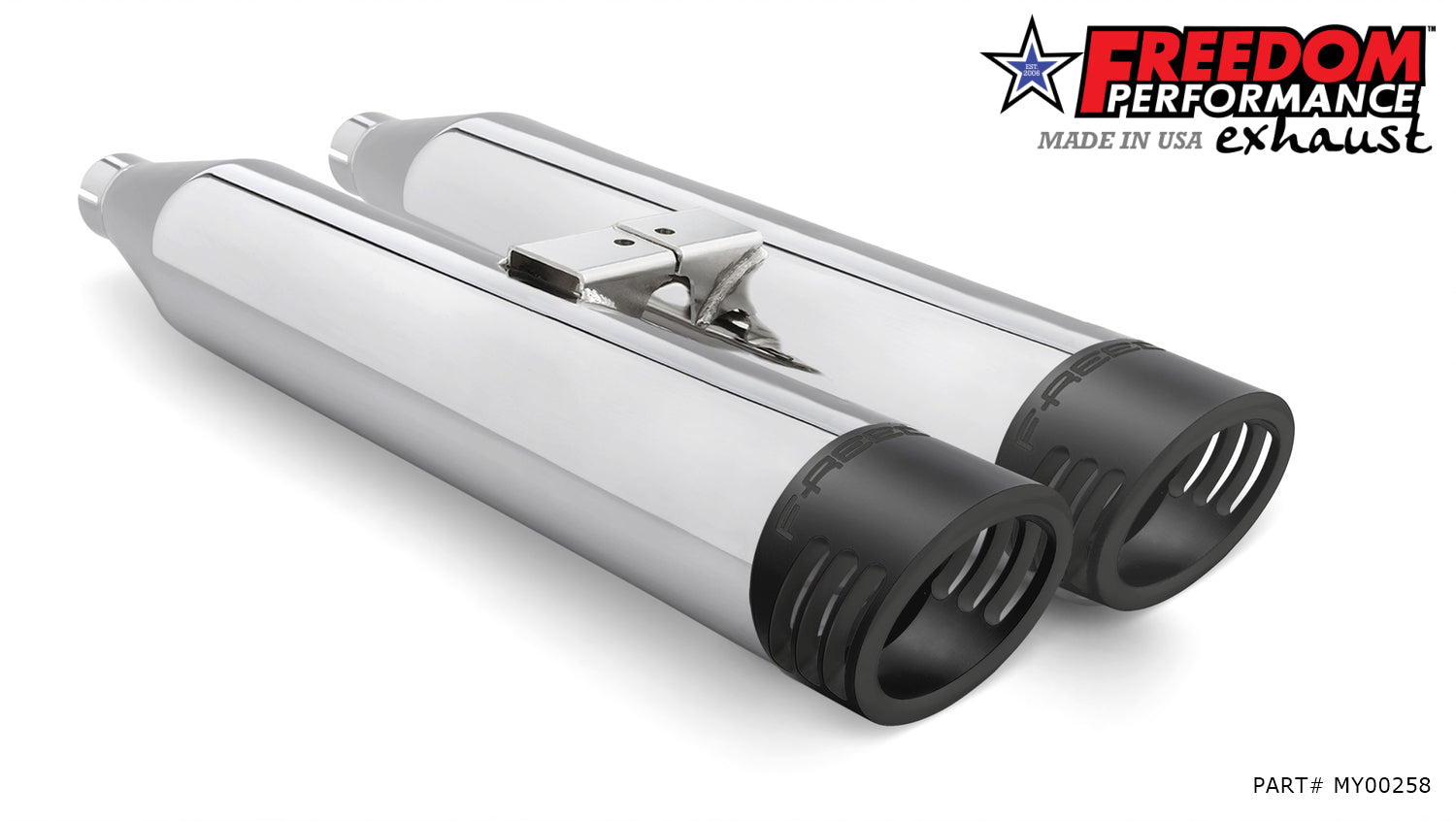YAMAHA VENTURE/ROYAL STAR 1999-2014 SLIP-ONS check description for Quiet Baffles.