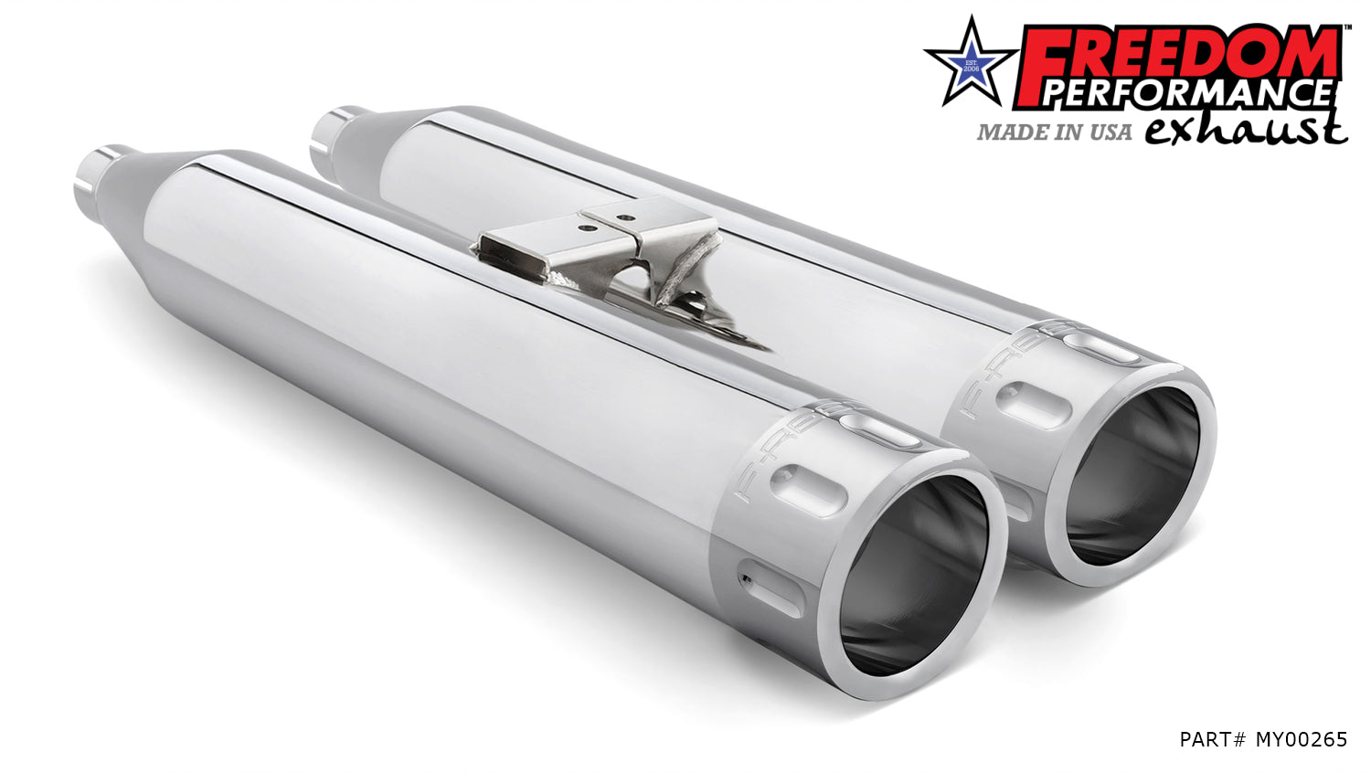 YAMAHA VENTURE/ROYAL STAR 1999-2014 SLIP-ONS check description for Quiet Baffles.