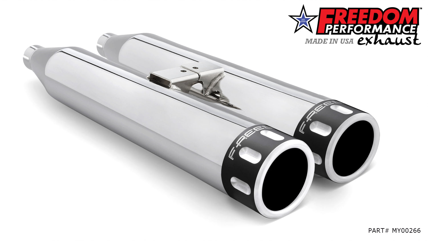 YAMAHA VENTURE/ROYAL STAR 1999-2014 SLIP-ONS check description for Quiet Baffles.