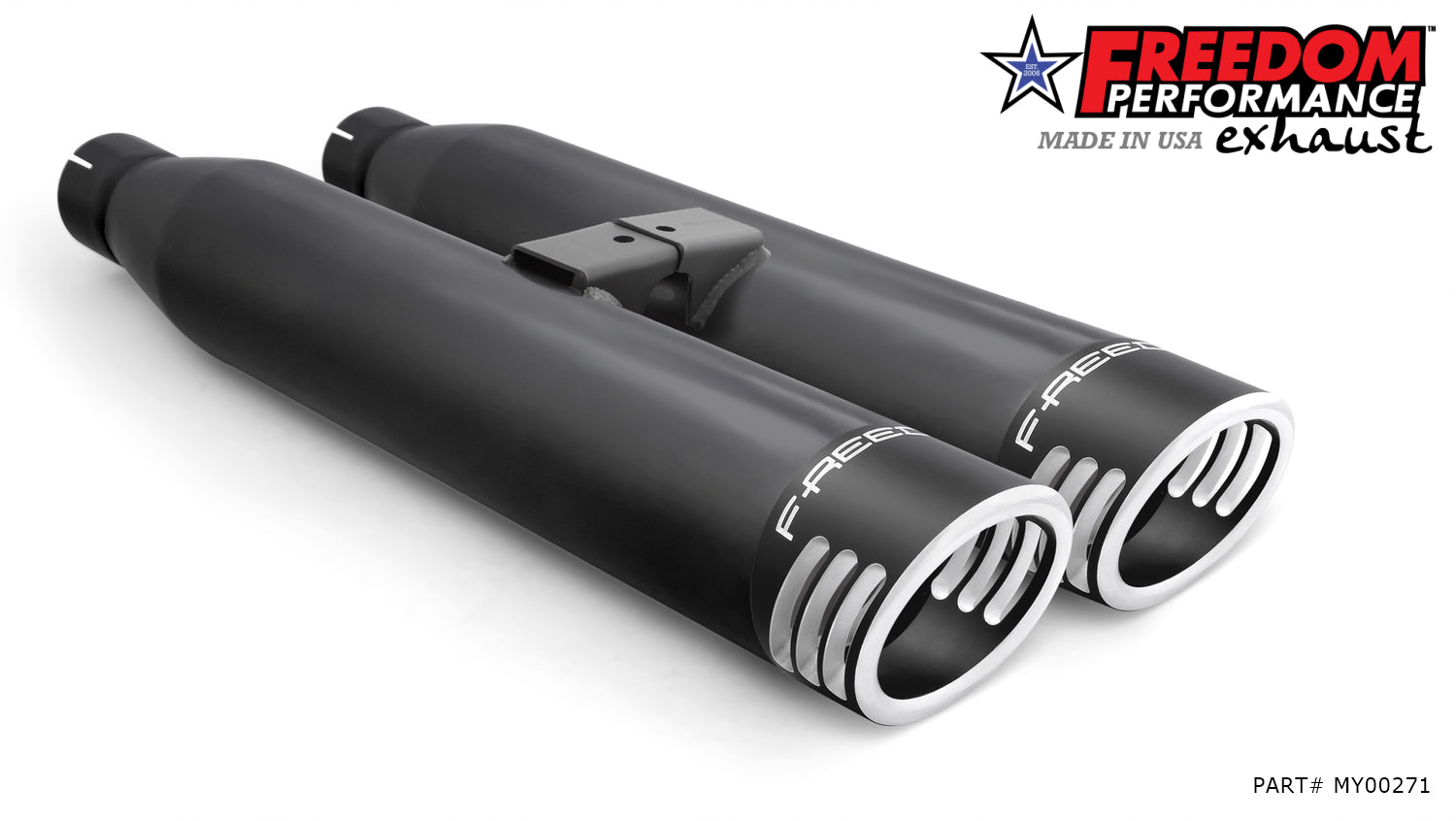 YAMAHA VENTURE/ROYAL STAR 1999-2014 SLIP-ONS check description for Quiet Baffles.