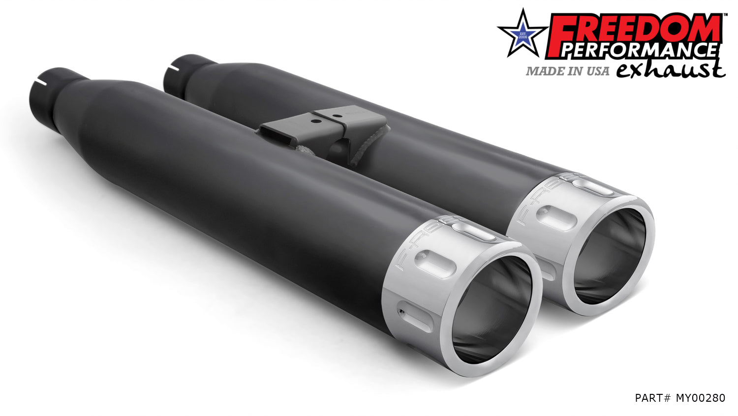 YAMAHA VENTURE/ROYAL STAR 1999-2014 SLIP-ONS check description for Quiet Baffles.