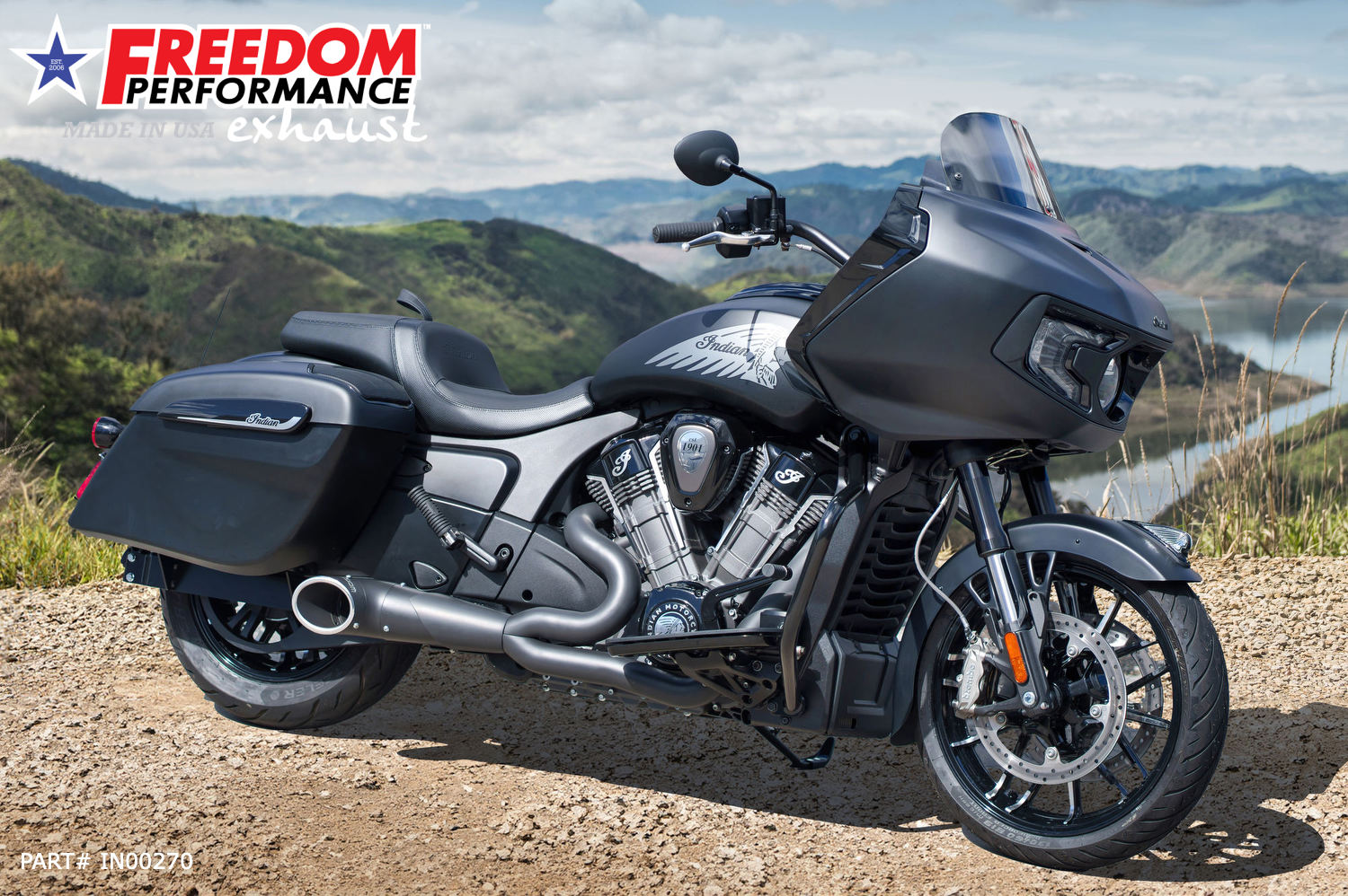 INDIAN CHALLENGER / PURSUIT / ELITE 2-INTO-1 TURNOUT/SIDEDUMP FULL SYSTEM BUNDLE 2020-PRESENT