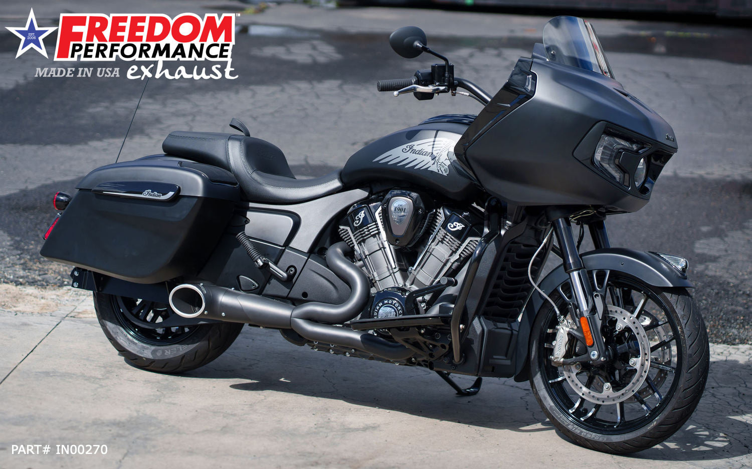 INDIAN CHALLENGER / PURSUIT / ELITE 2-INTO-1 TURNOUT/SIDEDUMP FULL SYSTEM BUNDLE 2020-PRESENT