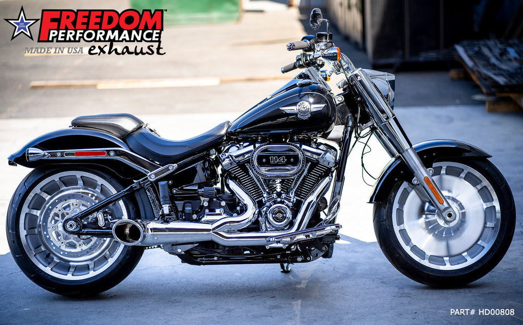 HARLEY SOFTAIL 2-INTO-1 TURNOUT/SIDEDUMP BUNDLE – Freedom Exhaust ...