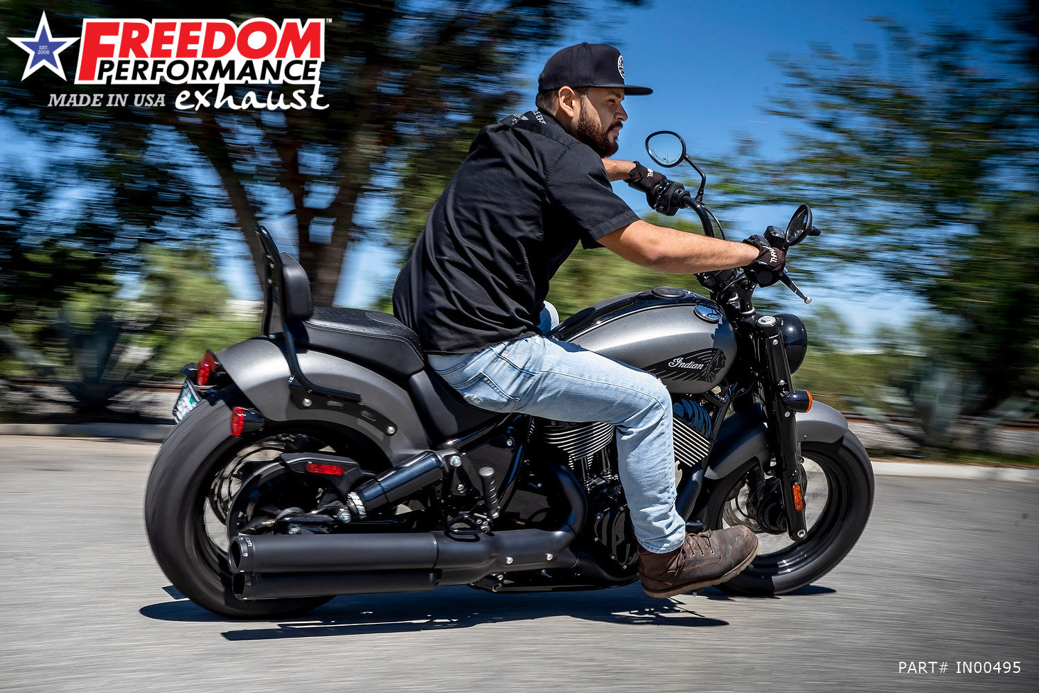 INDIAN CHIEF/SPORT/BOBBER/SUPER/LIMITED 3.25" SLIP-ONS 2021-PRESENT