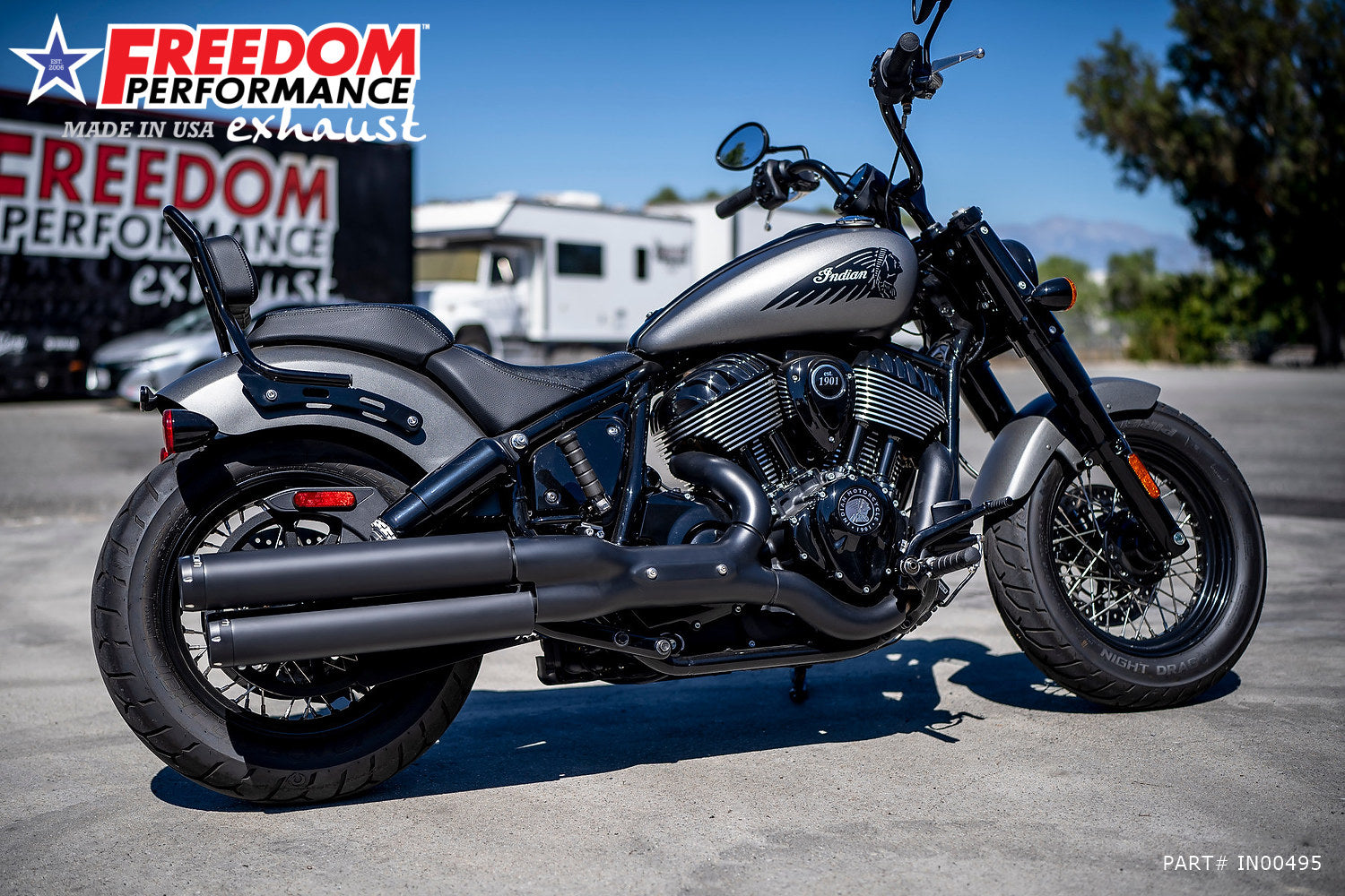 INDIAN CHIEF/SPORT/BOBBER/SUPER/LIMITED 3.25" SLIP-ONS 2021-PRESENT