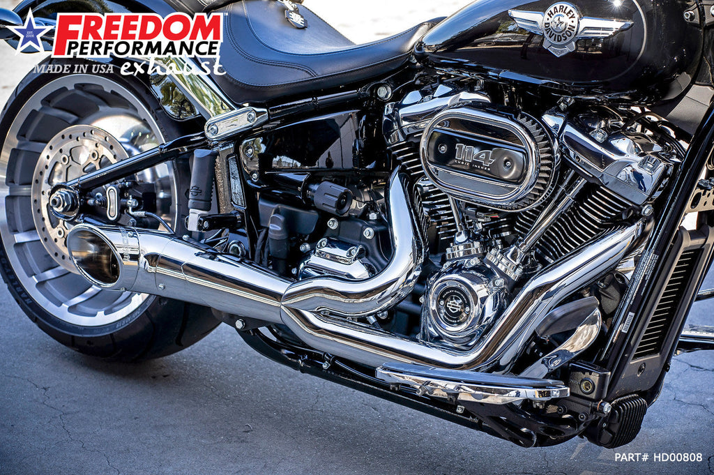 HARLEY SOFTAIL 2-INTO-1 TURNOUT/SIDEDUMP BUNDLE – Freedom Exhaust ...
