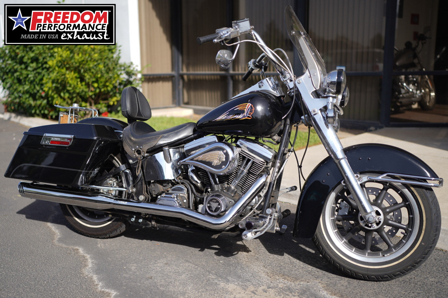 INDIAN SPIRIT 4" RACING TRUE-DUAL FULL SYSTEM CLASSIC 1986-2004