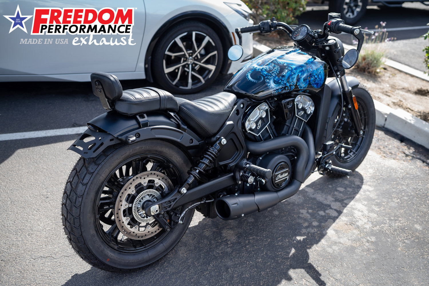 INDIAN SCOUT-ROGUE-BOBBER-SIXTY COMBAT 2-INTO-1 SHORTY 2014-2024