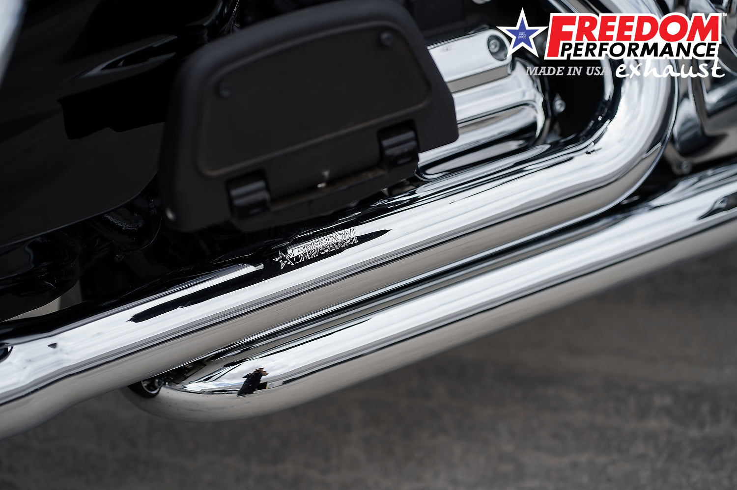 HARLEY TOURING RIGHT SIDE TUCK & UNDER TRUE-DUAL HEADERS Fits '95-Present