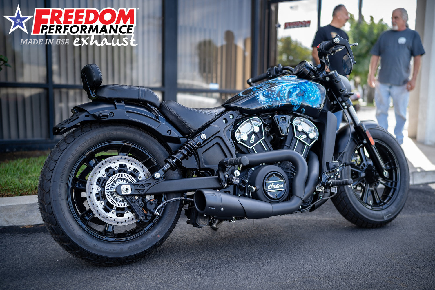 INDIAN SCOUT-ROGUE-BOBBER-SIXTY COMBAT 2-INTO-1 SHORTY 2014-2024