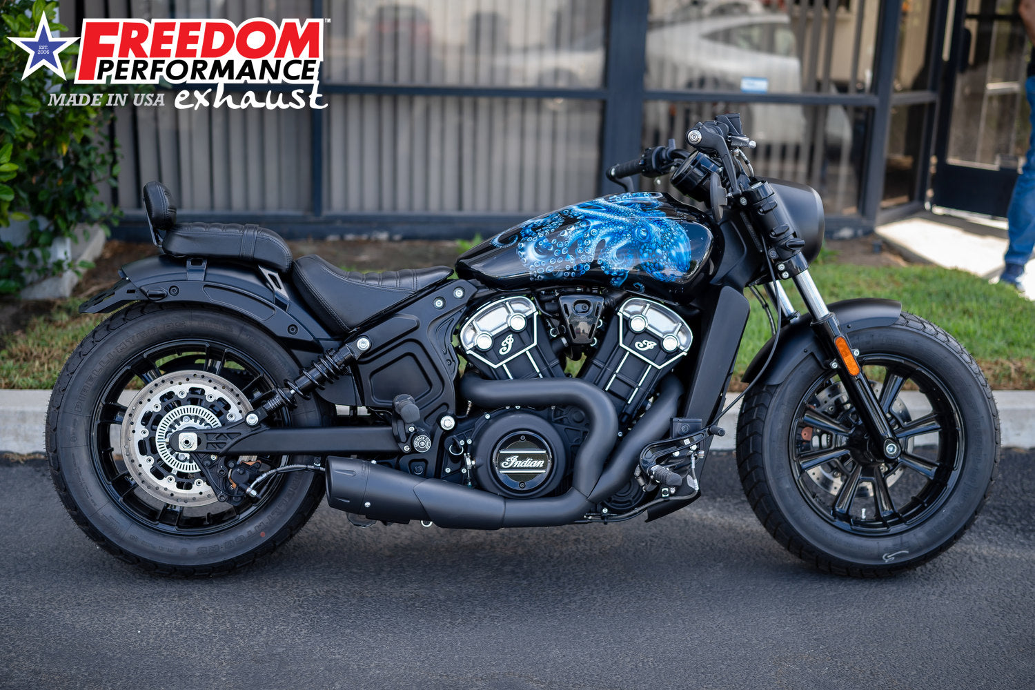 INDIAN SCOUT-ROGUE-BOBBER-SIXTY COMBAT 2-INTO-1 SHORTY 2014-2024