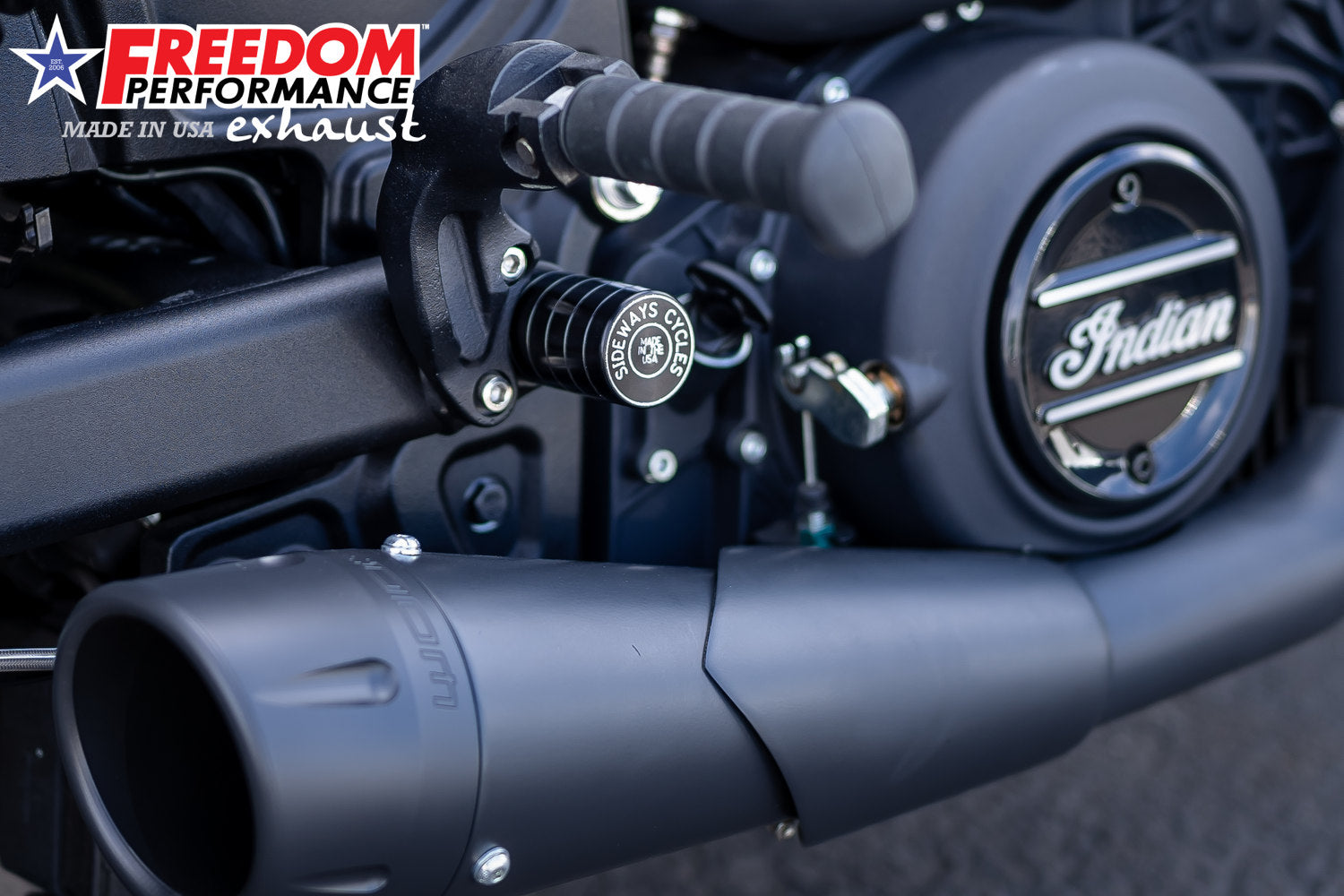 INDIAN SCOUT-ROGUE-BOBBER-SIXTY COMBAT 2-INTO-1 SHORTY 2014-2024