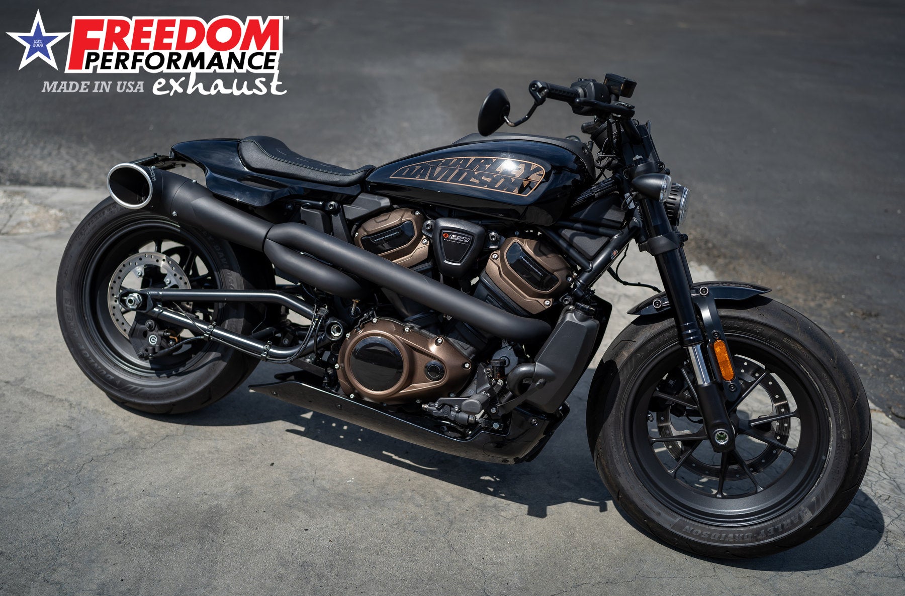 HARLEY SPORTSTER S 2-INTO-1 TURN-OUT HIGH '21 to Present Bundle