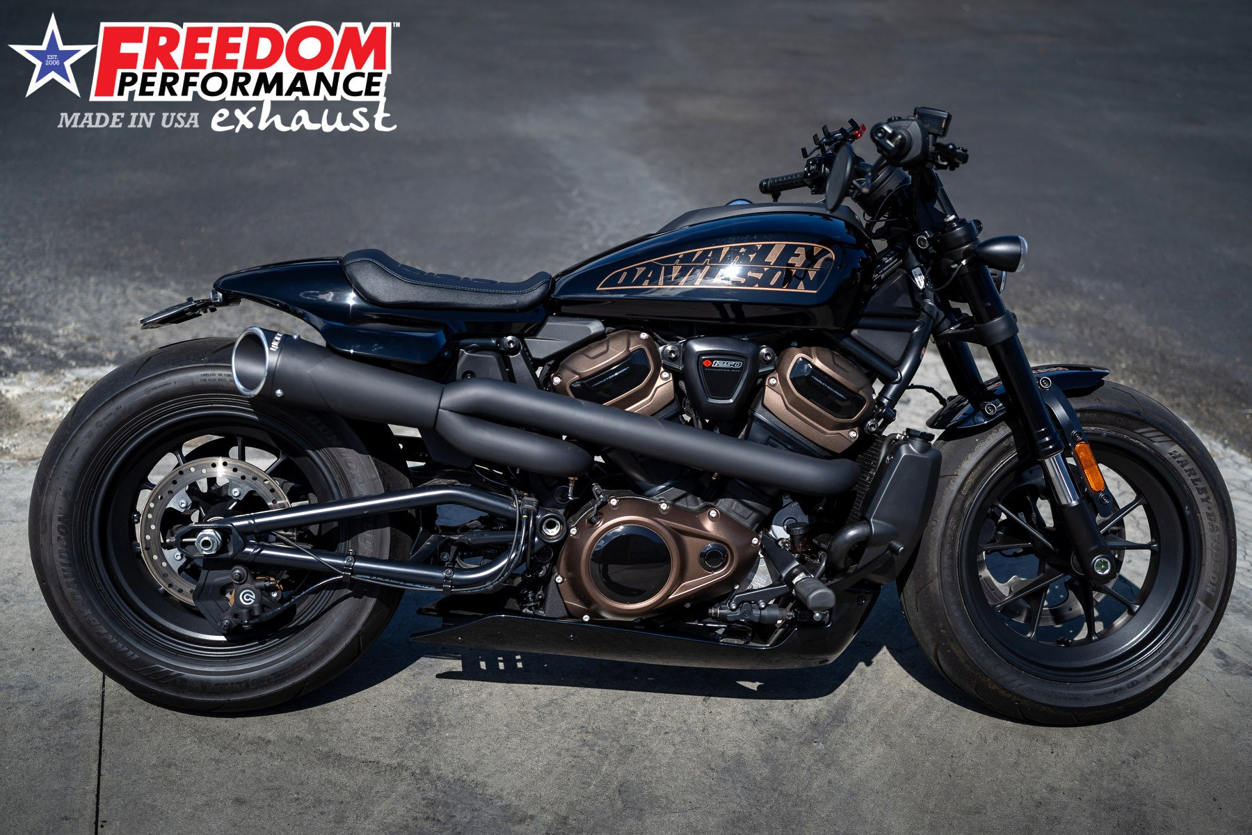 HARLEY SPORTSTER S 2-INTO-1 COMBAT SHORTY HIGH '21 to Present Bundle