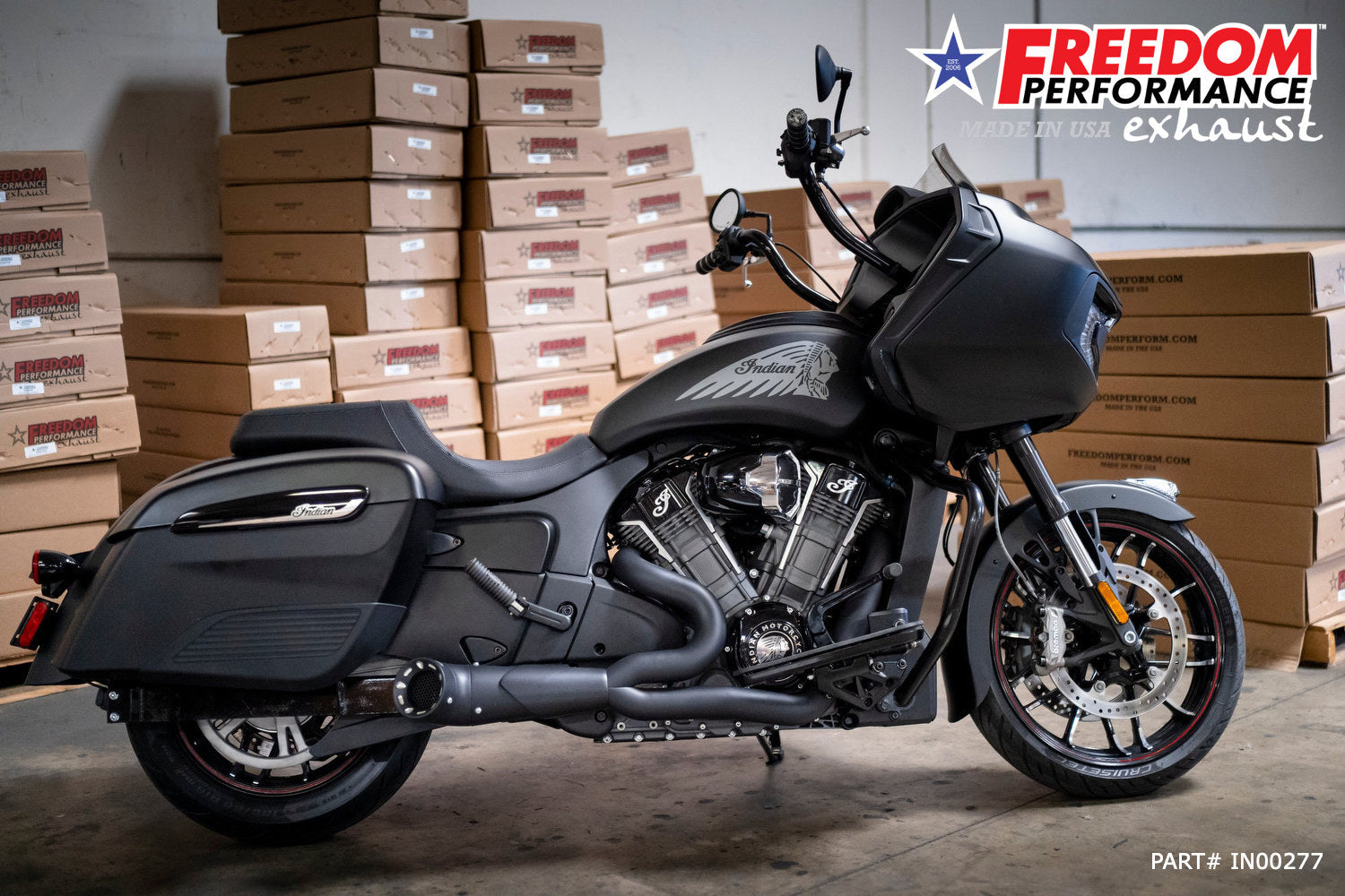 INDIAN CHALLENGER / PURSUIT / ELITE 2-INTO-1 TURNOUT/SIDEDUMP FULL SYSTEM BUNDLE 2020-PRESENT