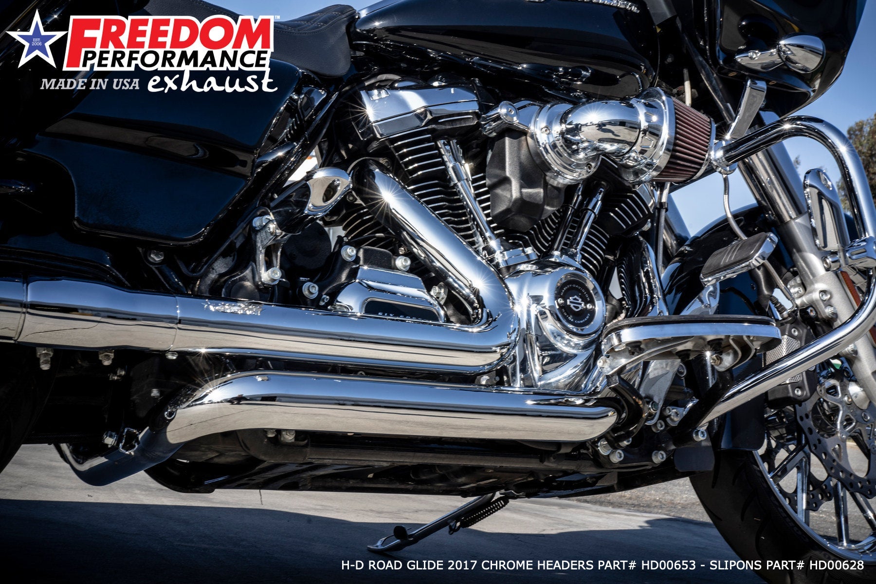 HARLEY TOURING AMERICAN OUTLAW & COMBAT FLUTED 4.5" MEGAPHONE SLIP-ONS BUNDLE