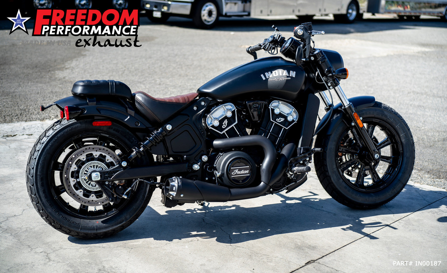 INDIAN SCOUT-ROGUE-BOBBER-SIXTY COMBAT 2-INTO-1 SHORTY 2014-2024
