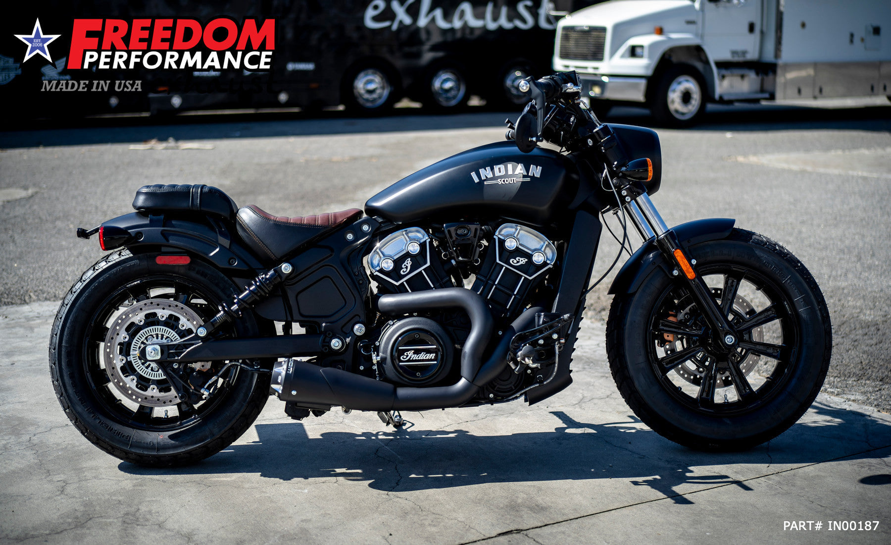 INDIAN SCOUT-ROGUE-BOBBER-SIXTY COMBAT 2-INTO-1 SHORTY 2014-2024
