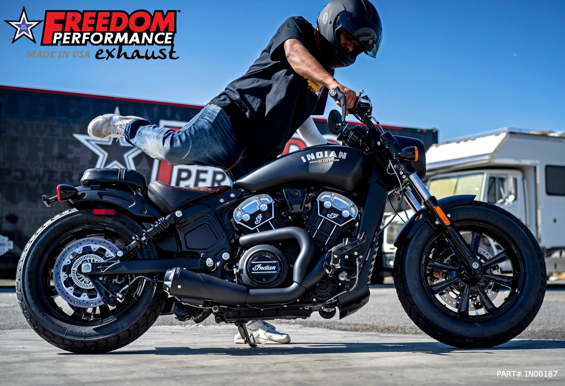 INDIAN SCOUT-ROGUE-BOBBER-SIXTY COMBAT 2-INTO-1 SHORTY 2014-2024