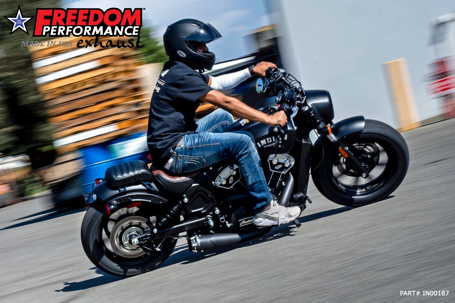 INDIAN SCOUT-ROGUE-BOBBER-SIXTY COMBAT 2-INTO-1 SHORTY 2014-2024