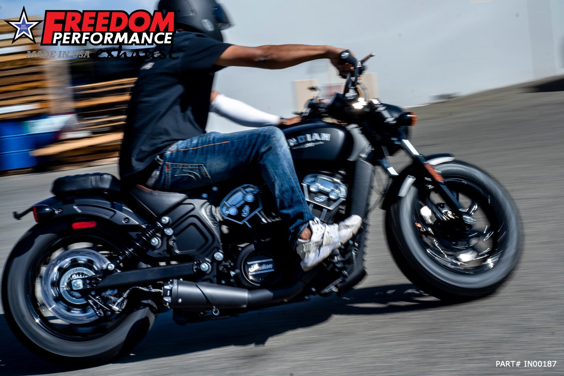 INDIAN SCOUT-ROGUE-BOBBER-SIXTY COMBAT 2-INTO-1 SHORTY 2014-2024