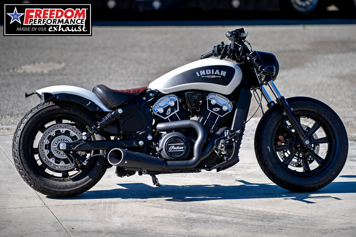INDIAN SCOUT-ROGUE-BOBBER-SIXTY-SPORT-TWENTY COMBAT 2-INTO-1 SHORTY 2014-2024 BUNDLE