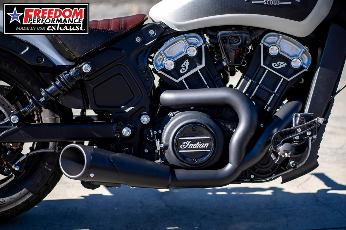 INDIAN SCOUT-ROGUE-BOBBER-SIXTY-SPORT-TWENTY COMBAT 2-INTO-1 SHORTY 2014-2024 BUNDLE