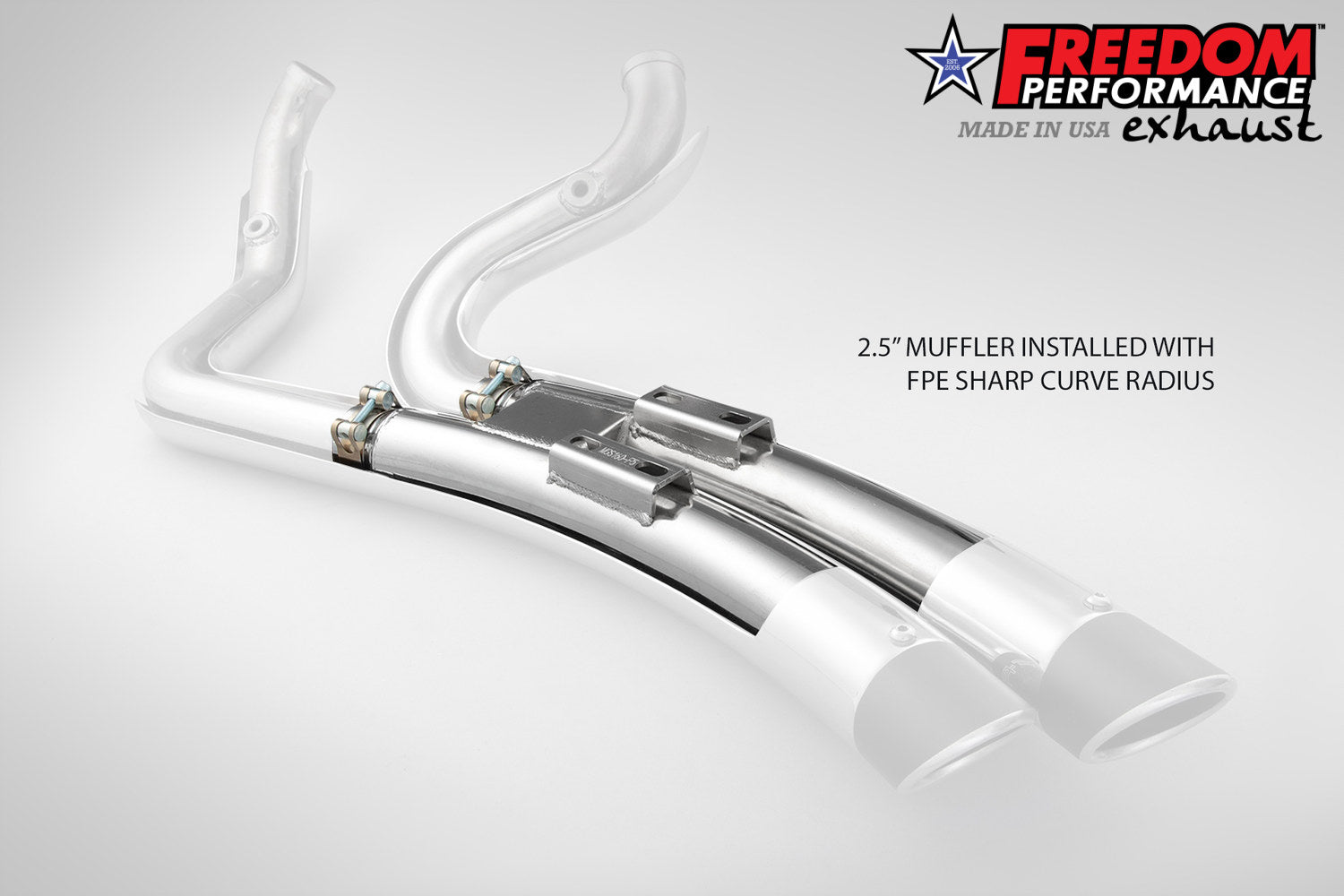 FPE MUFFLER SHARP CURVE RADIUS 2.5" (SPECIAL ORDER)