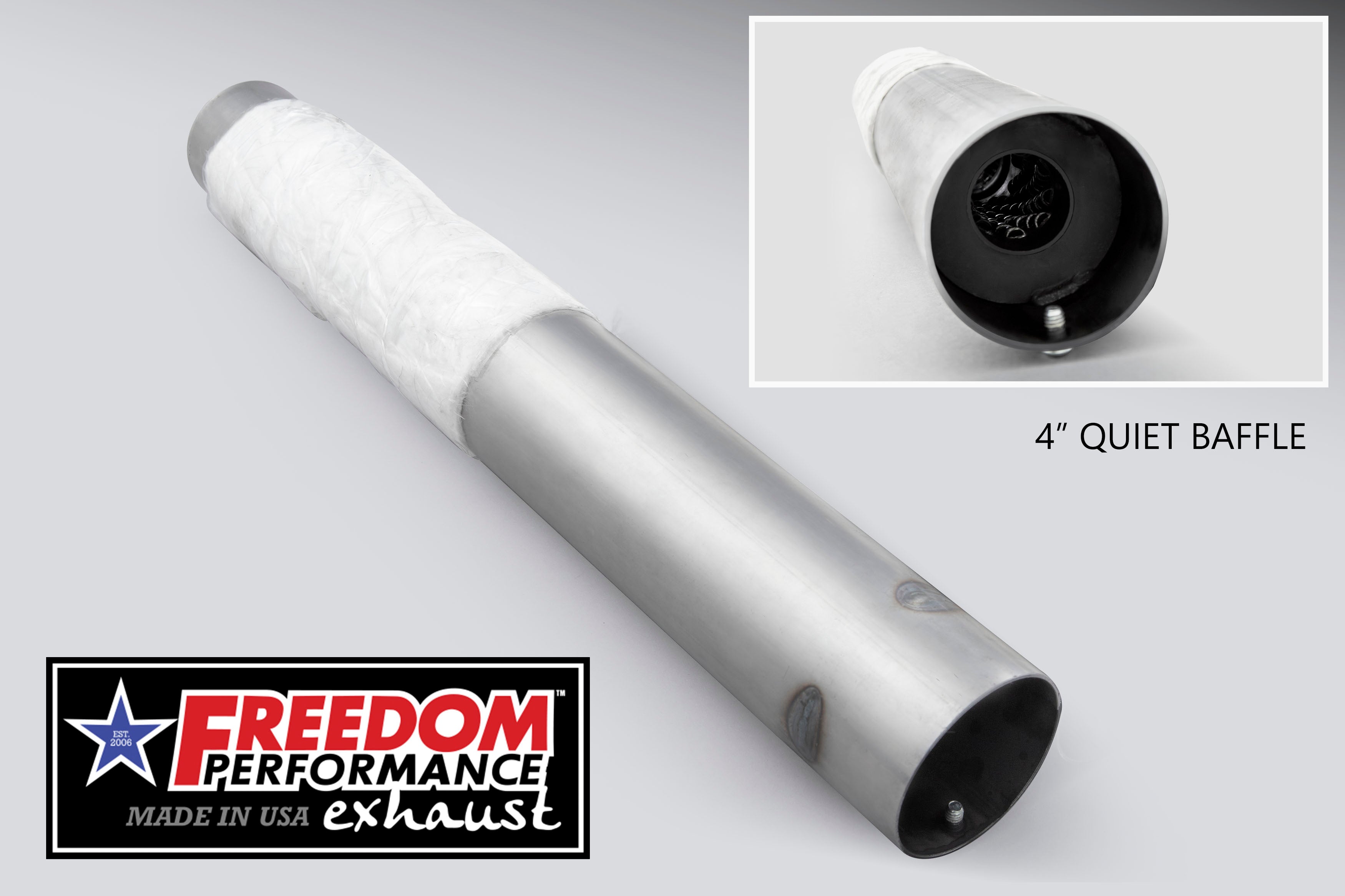 FPE 4" & 4.5" SLIPONS BMW AC00256 SINGLE BAFFLE (SPECIAL ORDER)