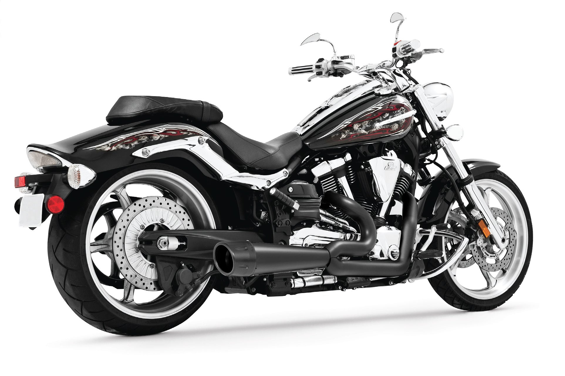 YAMAHA RAIDER COMBAT FLUTED 2-INTO-1 2008-2020 (SPECIAL ORDER)
