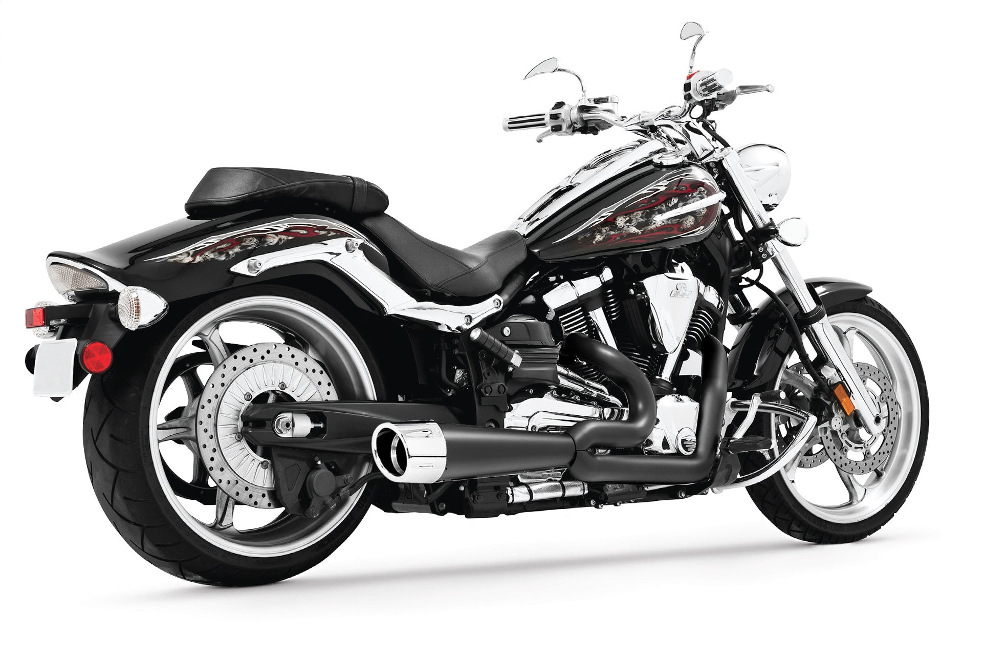 YAMAHA RAIDER COMBAT FLUTED 2-INTO-1 2008-2020 (SPECIAL ORDER)