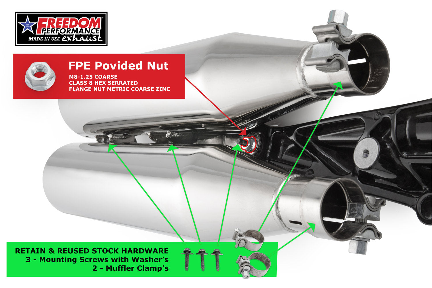 INDIAN SCOUT-ROGUE-BOBBER-SIXTY-SPORT FREEDOM 4" SLIP-ONS 2014-2024 Bundle