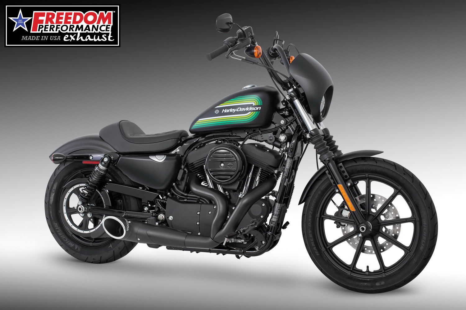 HARLEY SPORTSTER 2-INTO-1 TURNOUT/SIDEDUMP 2004-2022 Bundle