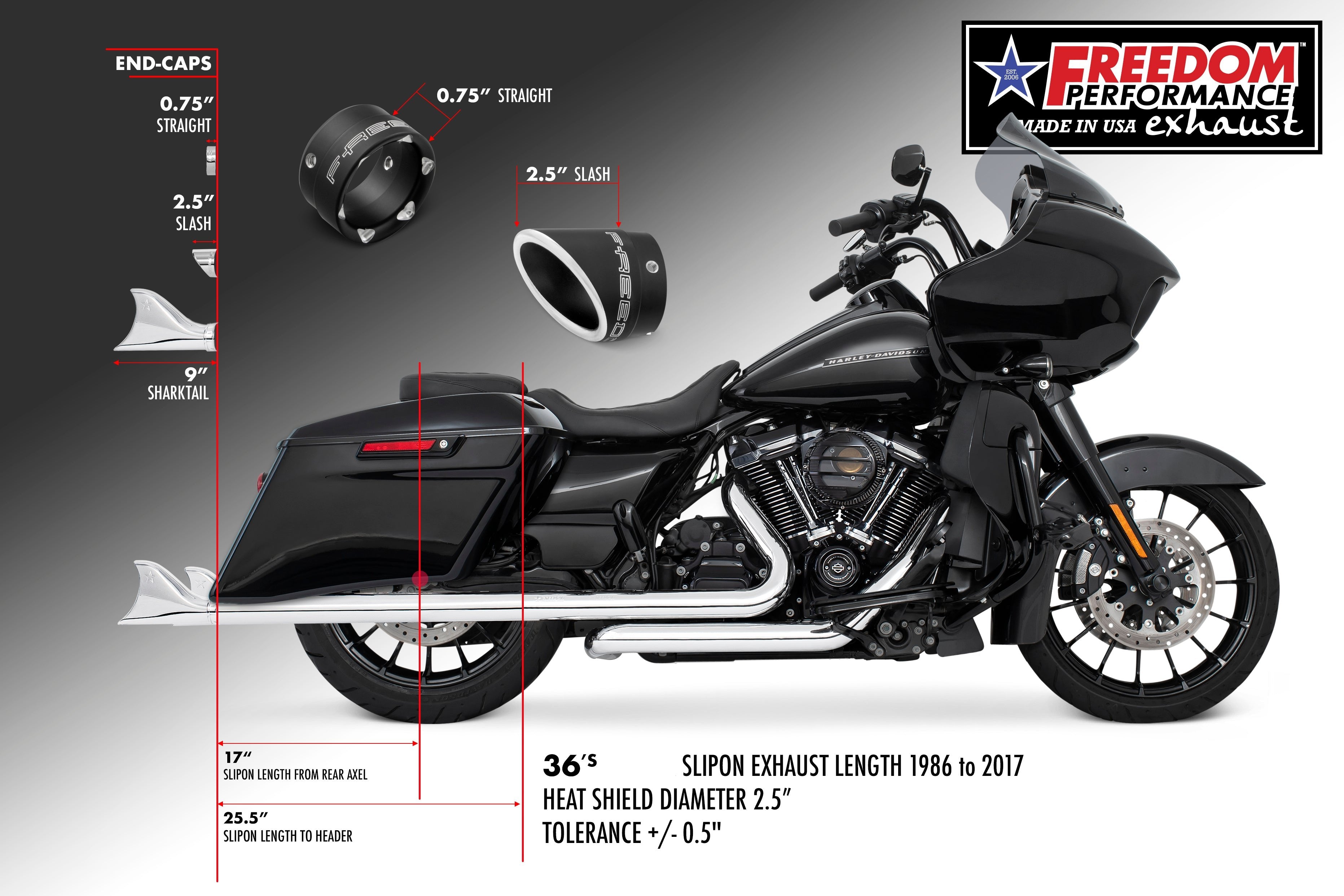 HARLEY TOURING 2.5" M8 TRUE-DUAL FULL SYSTEM 2017-PRESENT BUNDLE