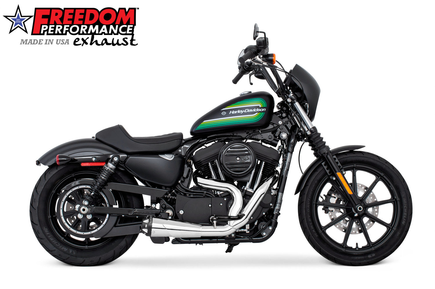 HARLEY SPORTSTER 2-INTO-1 SHORTY 2004-2022 (SPECIAL ORDER)