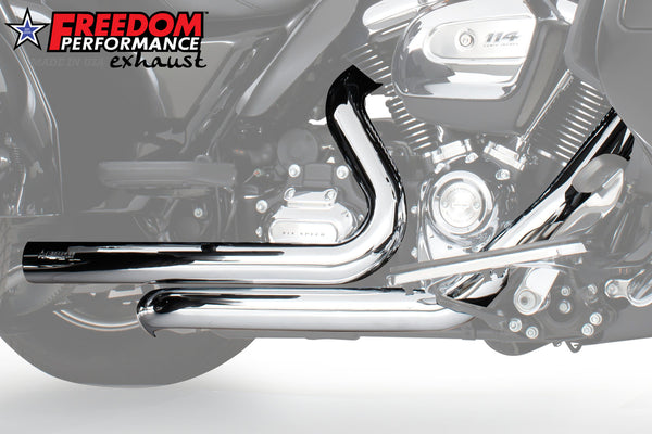 HARLEY TOURING TRIKE/FREEWHEELER RIGHT SIDE TUCK & UNDER & CLASSIC TRUE-DUAL HEADERS BUNDLE (SPECIAL ORDER)