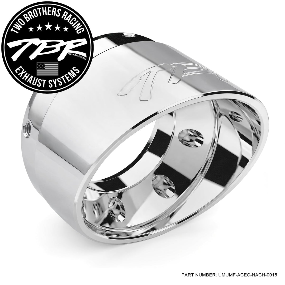4.5" END-CAPS-ACCESSORIES FOR SLIP ONS - Two Brothers Racing