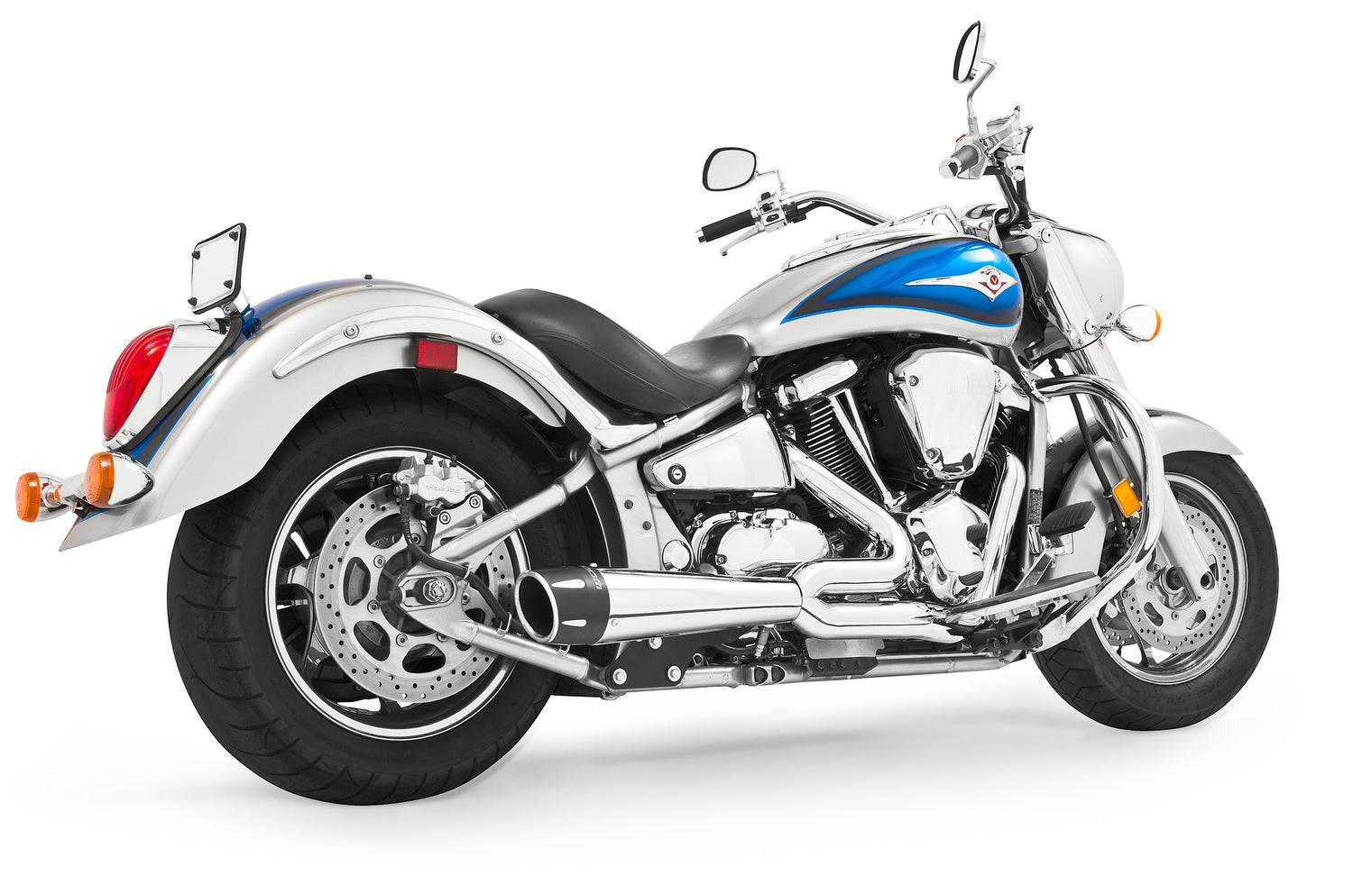 KAWASAKI VULCAN 2000 COMBAT FLUTED 2-INTO-1 2004-2010