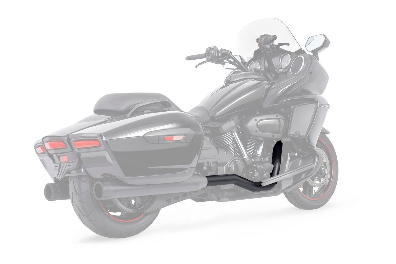 YAMAHA ELUDER TRUE-DUAL HEADERS W/ HEATSHIELDS Mounting HARDWARE (SPECIAL ORDER)