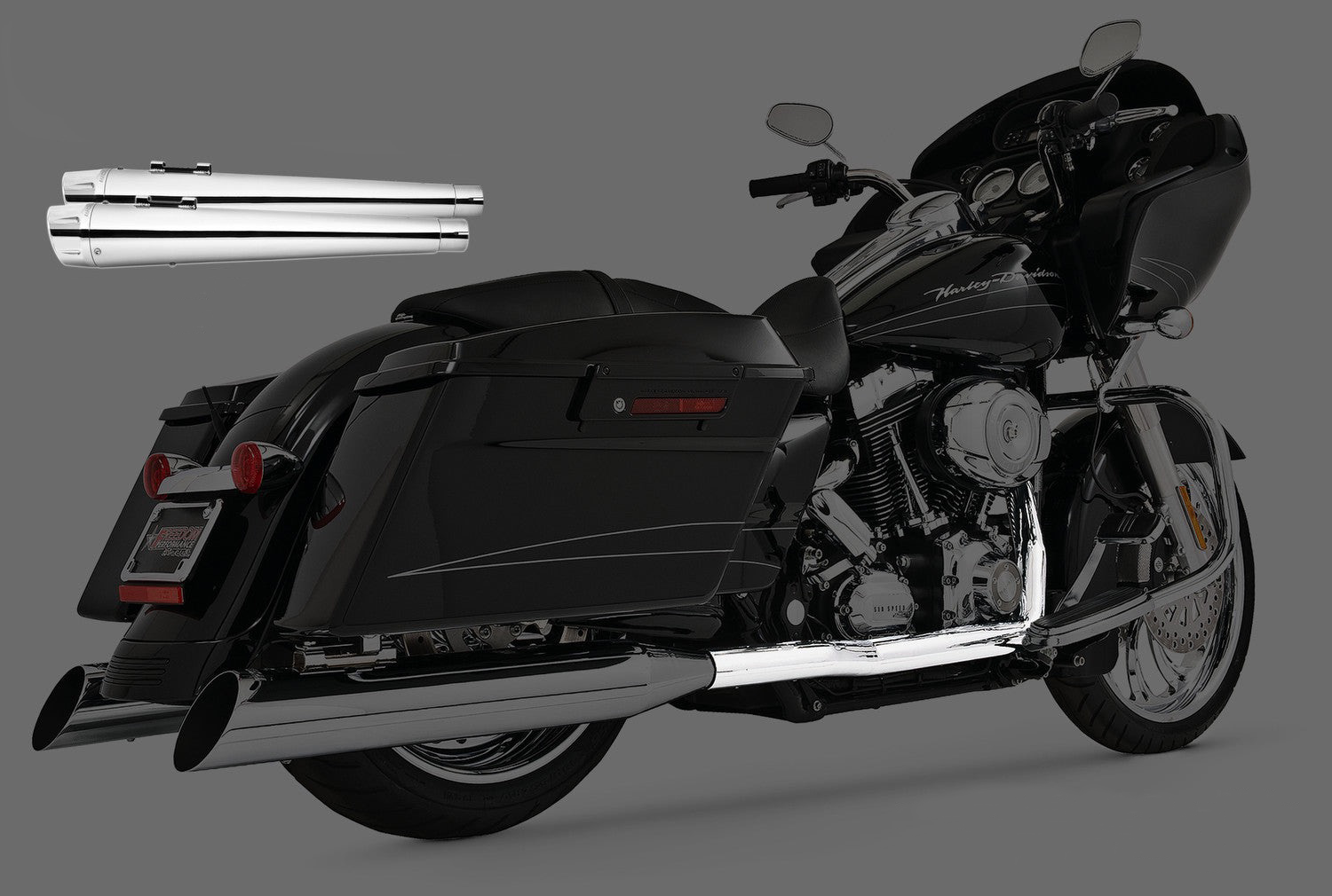 HARLEY TOURING CLASSIC TRUE-DUAL HEADERS