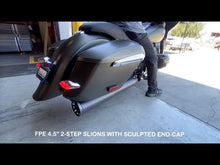 Load and play video in Gallery viewer, BMW R 18 BAGGER B/TRANSCONTINENTAL/ROCTANE 2-STEP 4.5&quot; EXTENDED SLIP-ONS ONLY!
