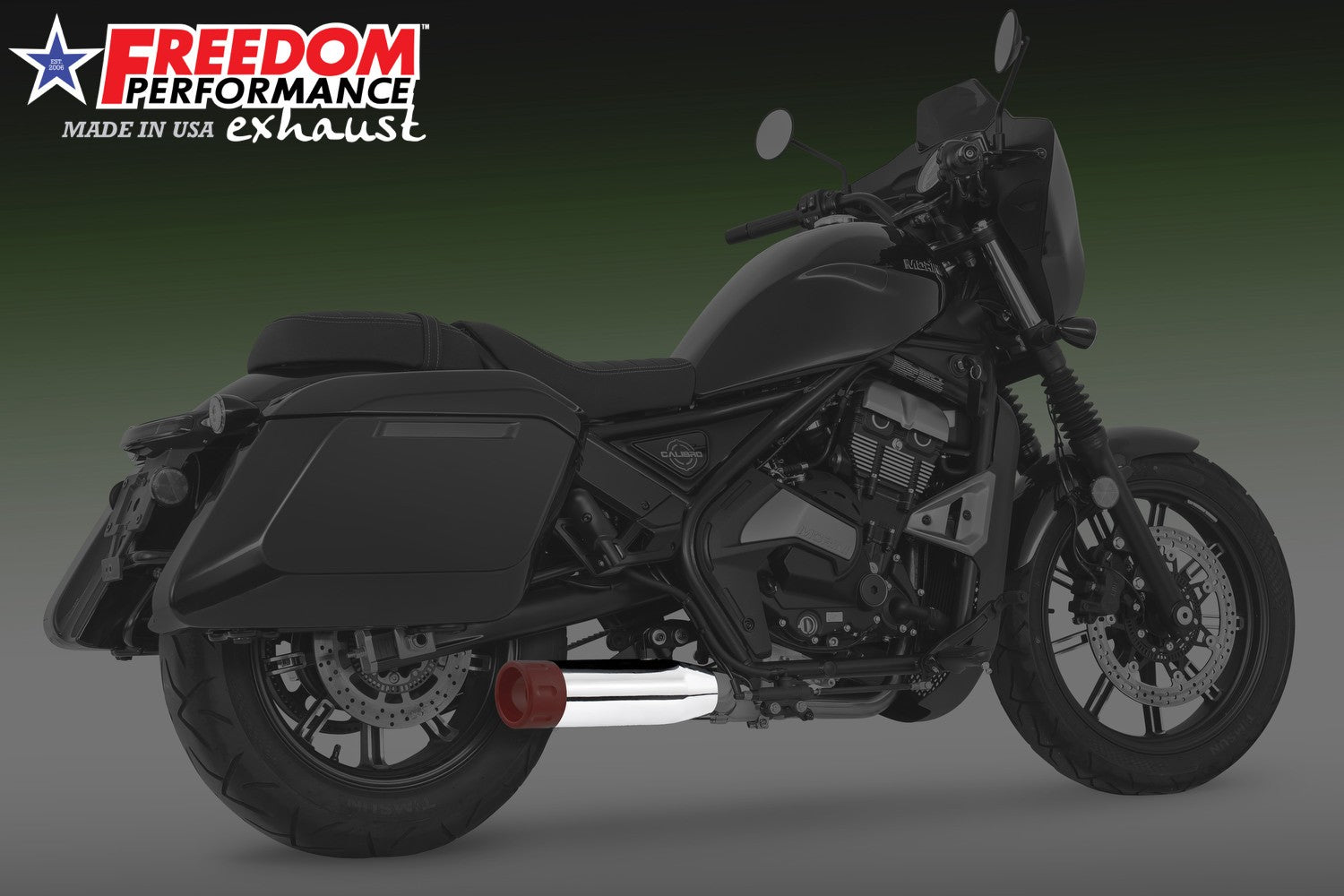 (PRE-ORDER) MOTO MORINI CALIBRO 700-BAGGER 4" MUFFLER ONLY