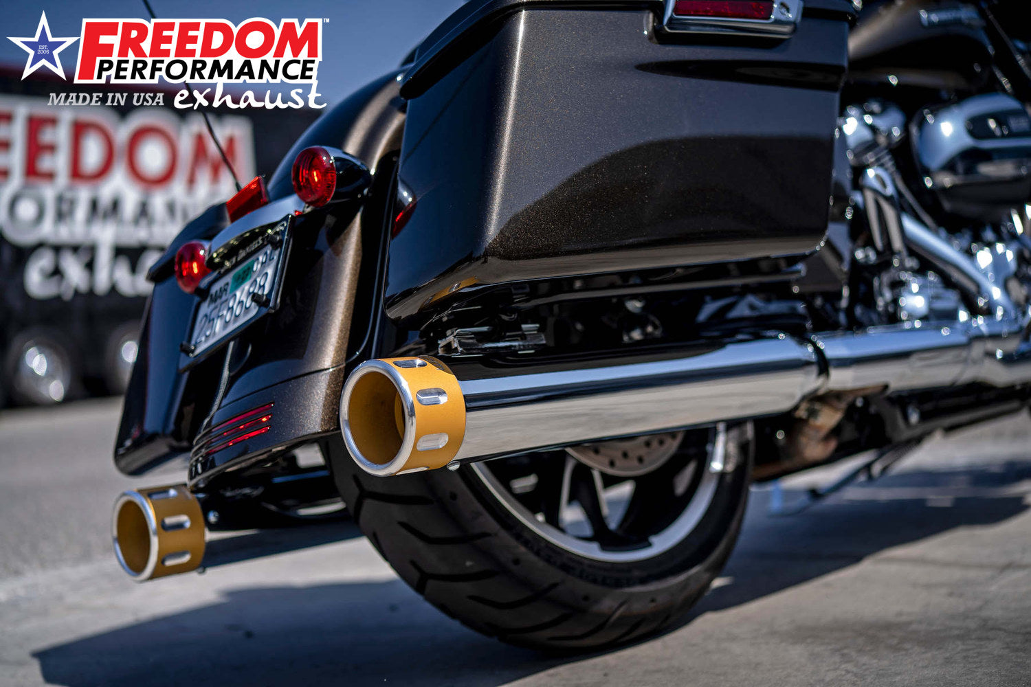 HARLEY TOURING LIBERTY & EAGLE 4" SLIP-ONS Bundle