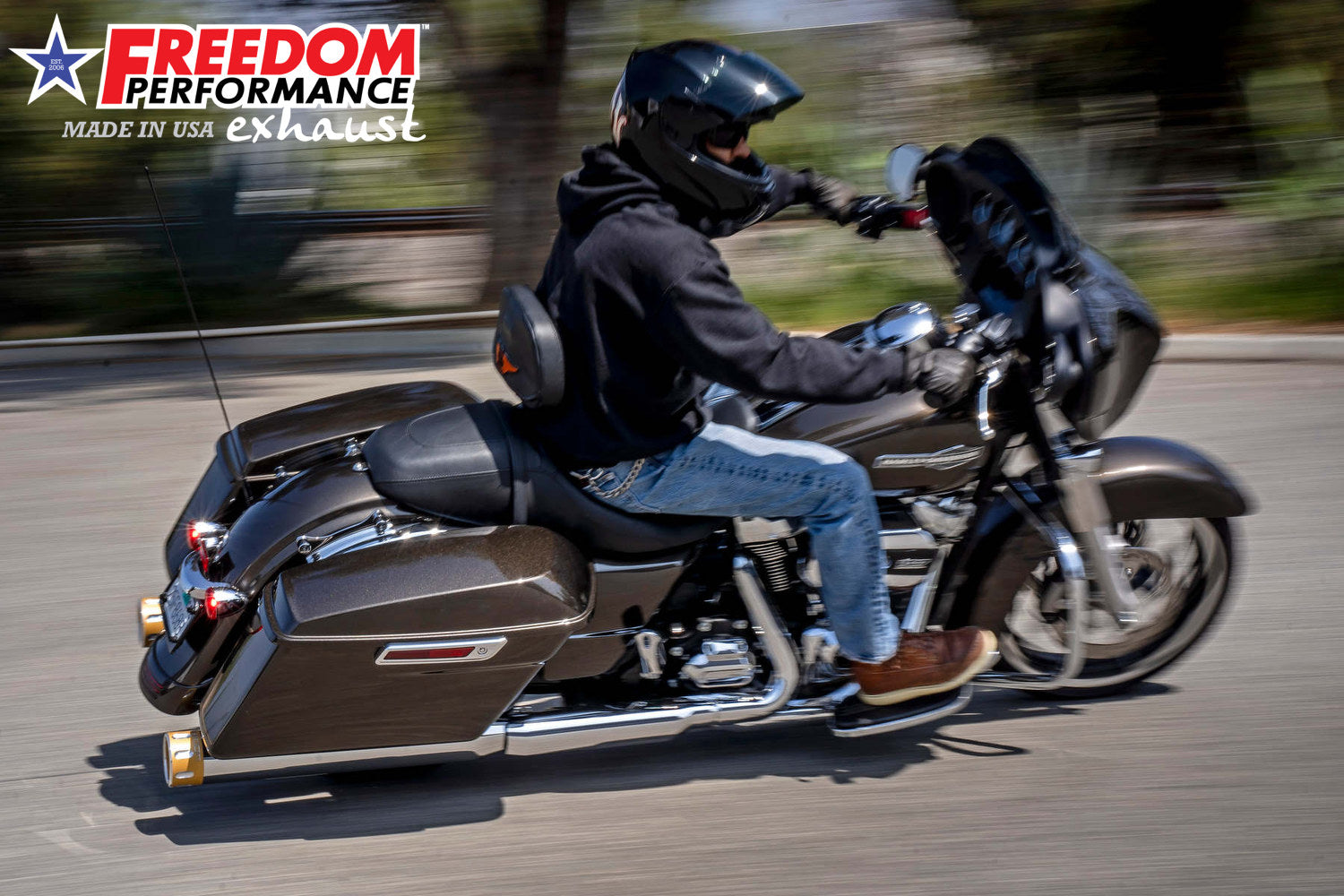 HARLEY TOURING LIBERTY & EAGLE 4" SLIP-ONS Bundle