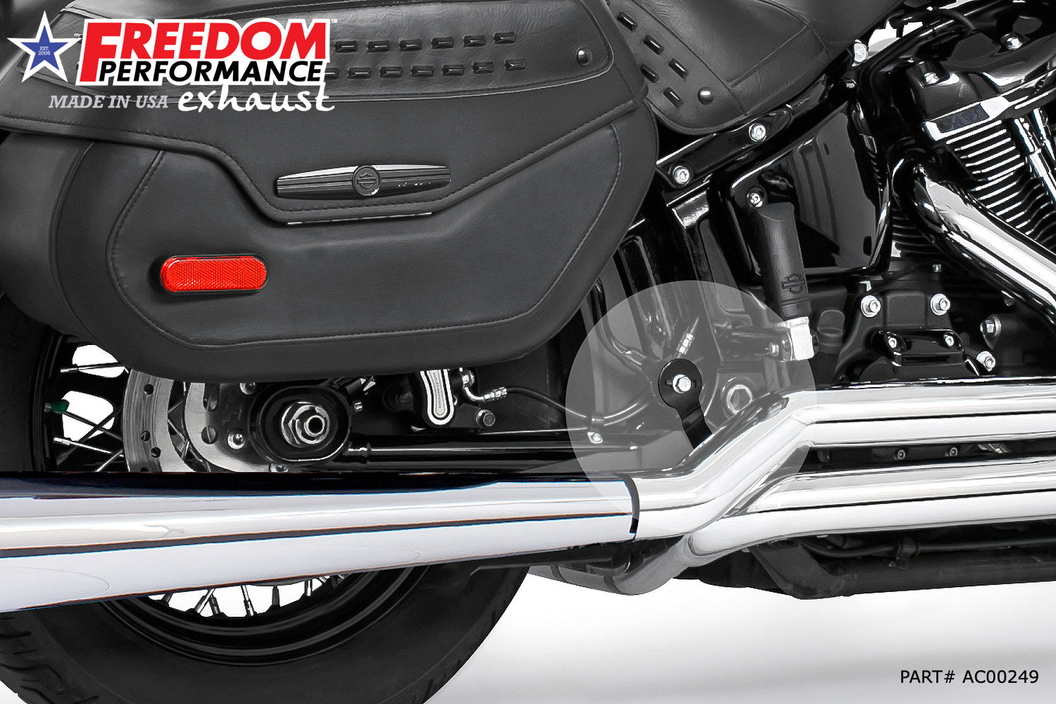 HARLEY SOFTAIL ACCESSORIES SADDLEBAG ADAPTER BRACKET 2018-2024 (SPECIAL ORDER)
