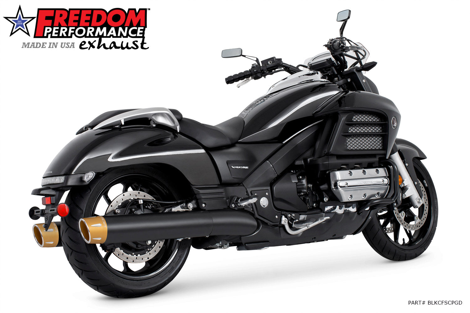 HONDA VALKYRIE SLIP-ONS 2014 TO PRESENT BUNDLE
