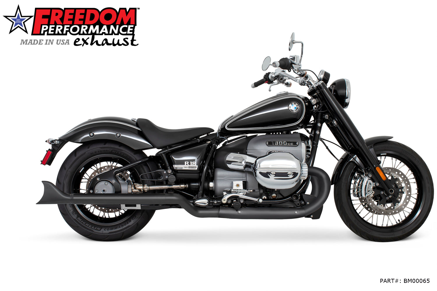 BMW R 18 2.5" SHARKTAIL SLIP-ONS (