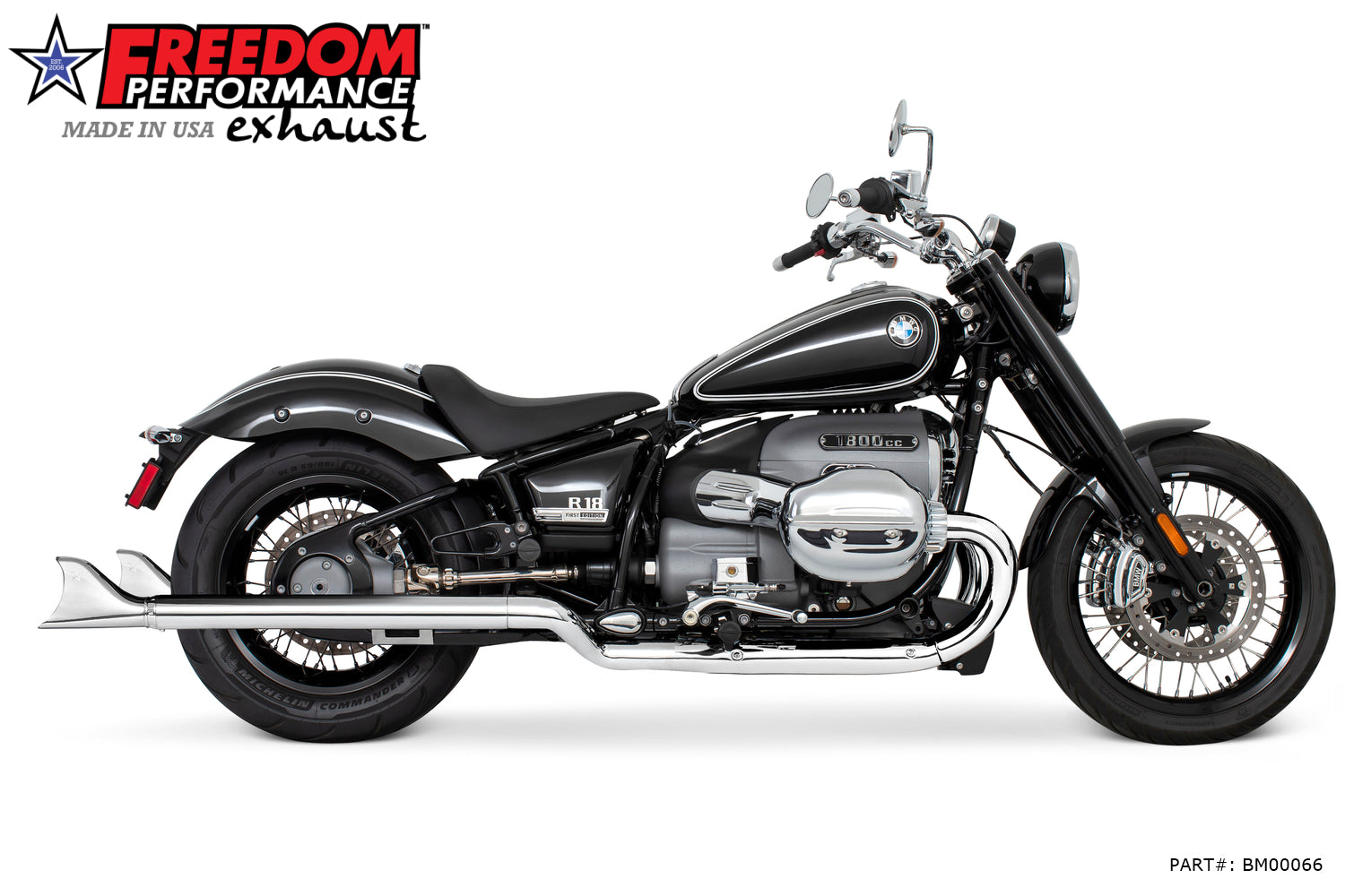 BMW R 18 2.5" SHARKTAIL SLIP-ONS (